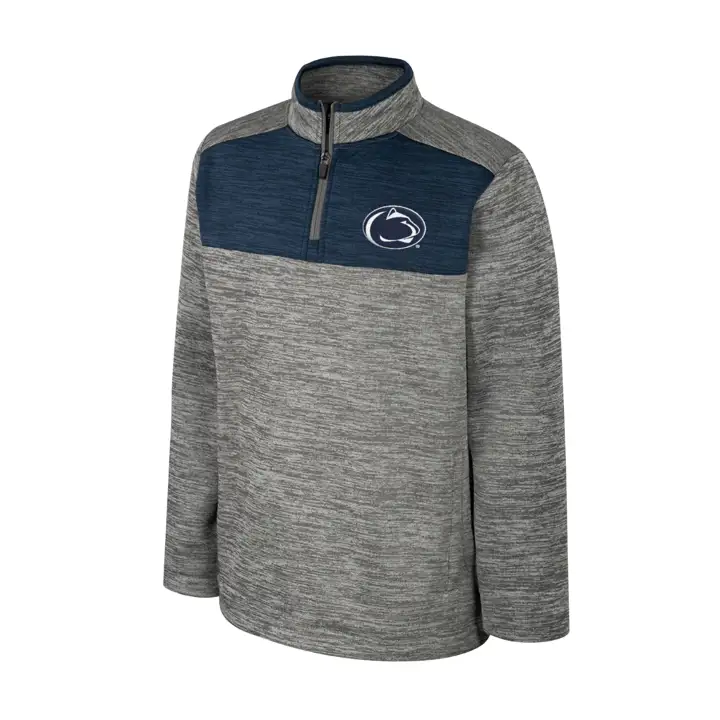 Penn State Nittany Lions NCAA YOUTH RYLOS 1/4 ZIP GRY