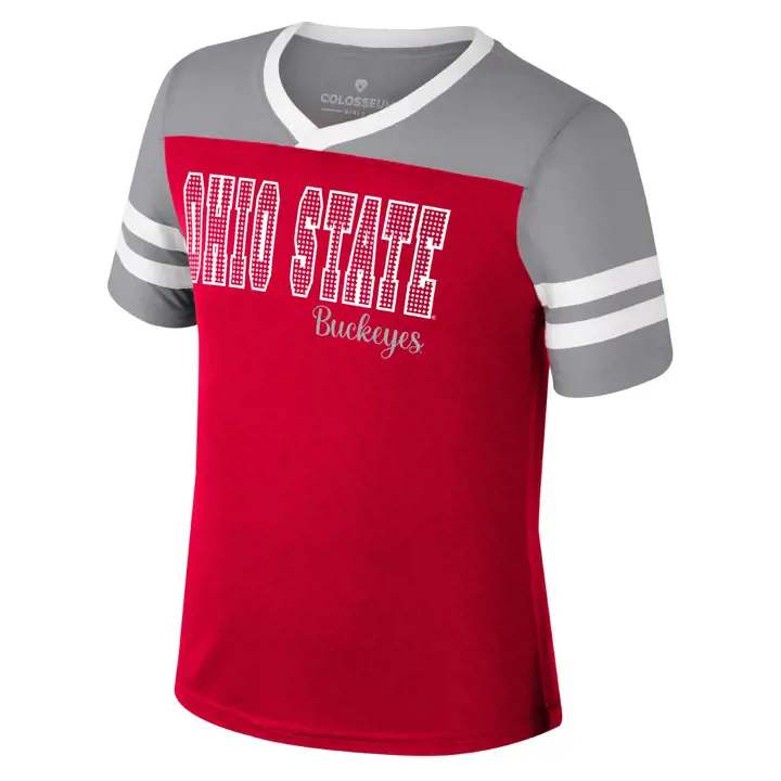 Ohio State Buckeyes NCAA T-shirt fille "Opéra spatial" rouge