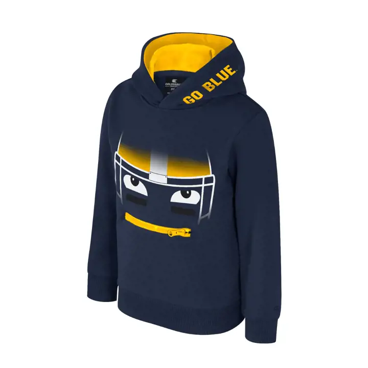 Michigan Wolverines NCAA ENFANT HOODIE GAME FACE Marine
