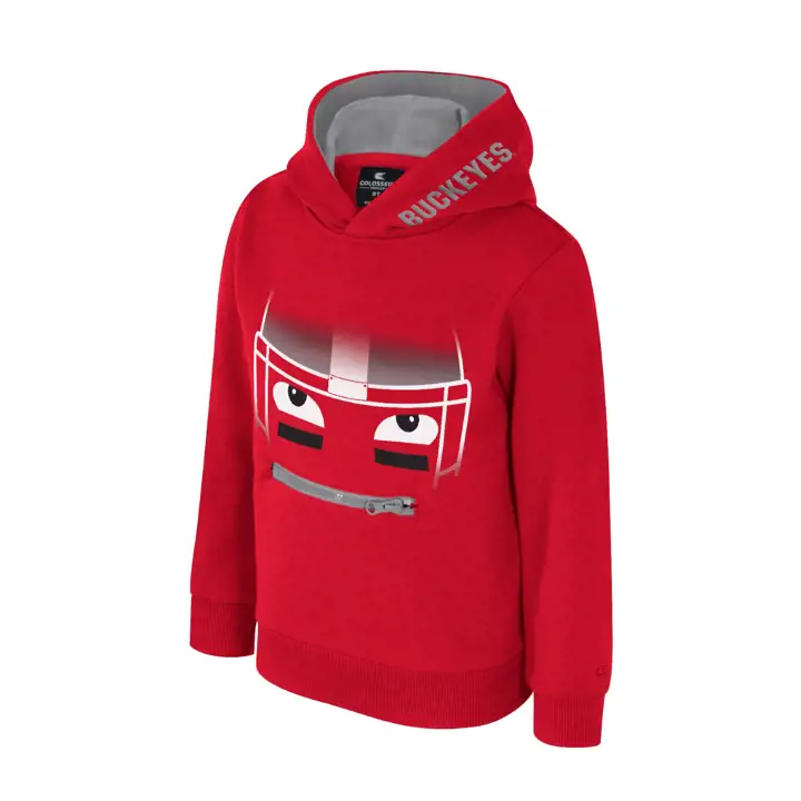 Ohio State Buckeyes NCAA TODDLER GAME FACE HOODIE Rouge
