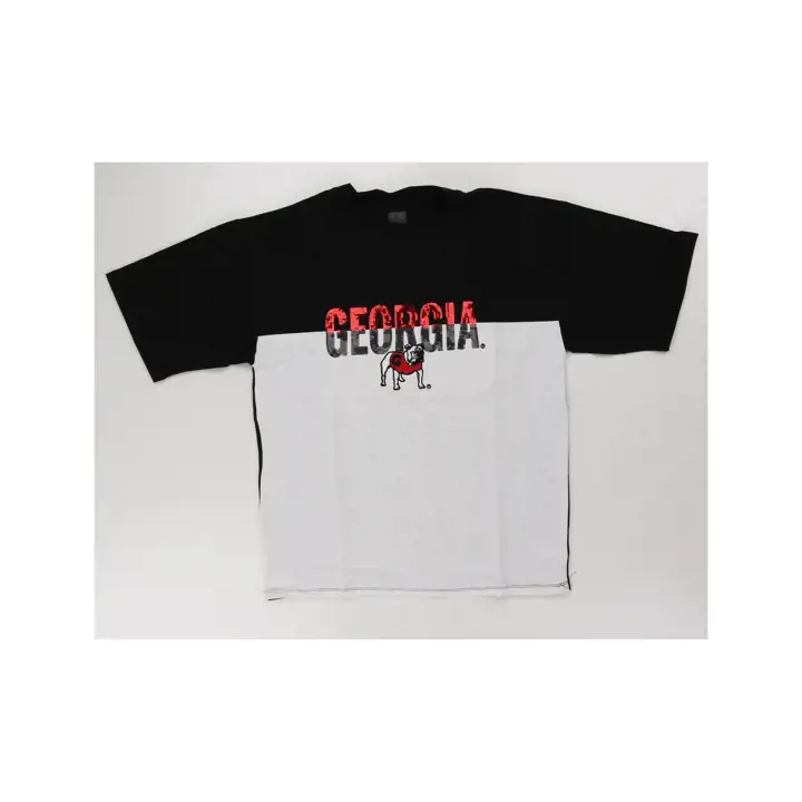 T-shirt Femme Georgia Bulldogs NCAA Bold Direction Noir