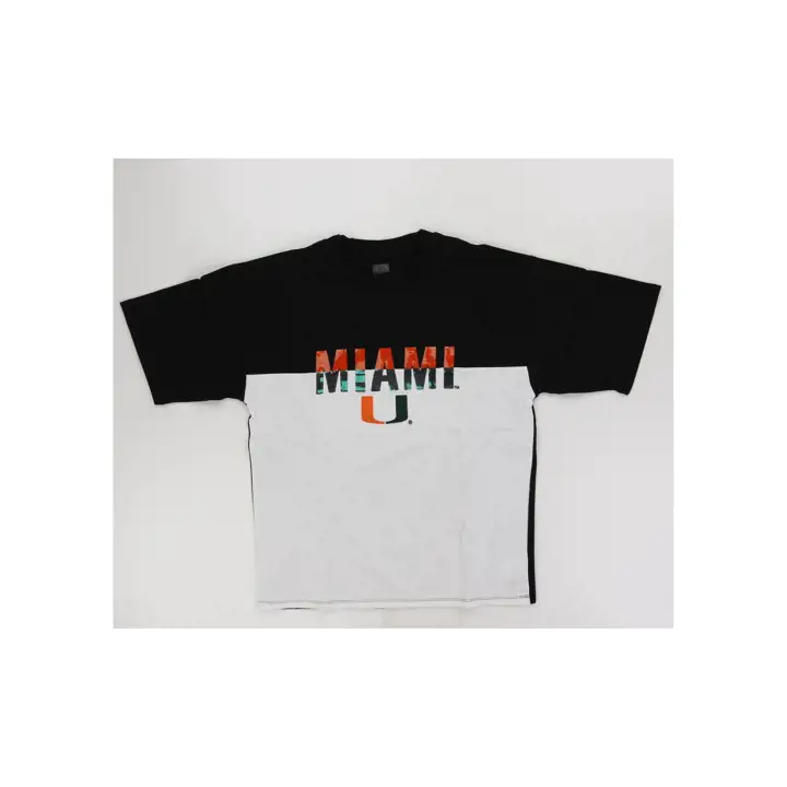 T-shirt Femme NCAA Miami Hurricanes Bold Direction Noir