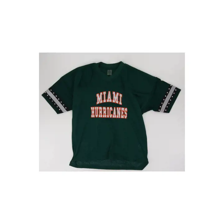 Maillot vert foncé Miami Hurricanes NCAA Femme « Until Kickoff »