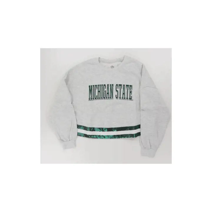Michigan State Spartans NCAA Women's Victory Vibes Crew gry