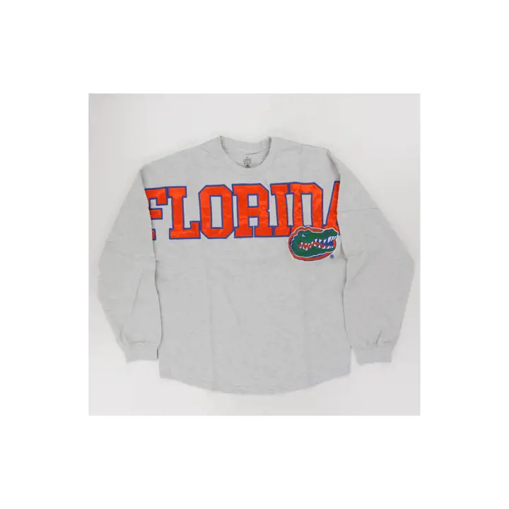 T-shirt manches longues gris Florida Gators NCAA Ready to Rally pour femme