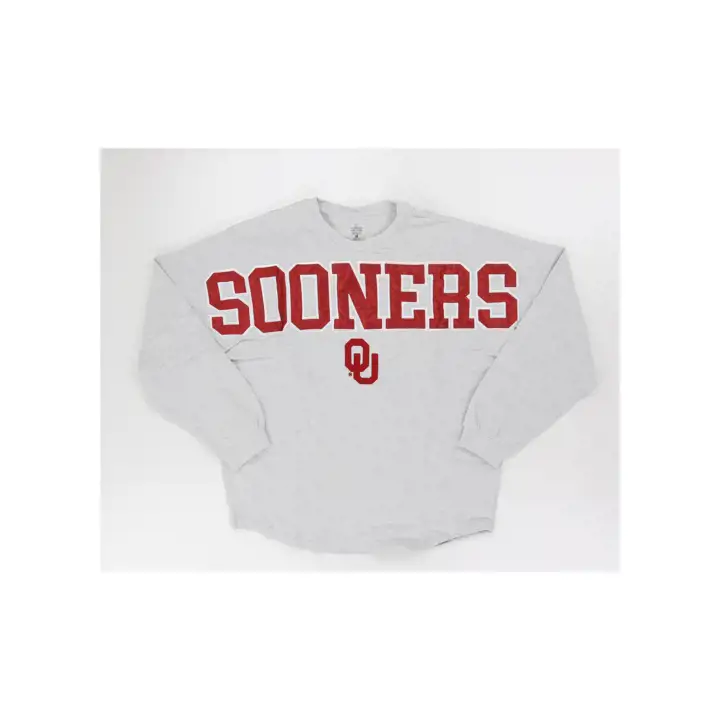 T-shirt manches longues gris Oklahoma Sooners NCAA Women's Ready to Rally