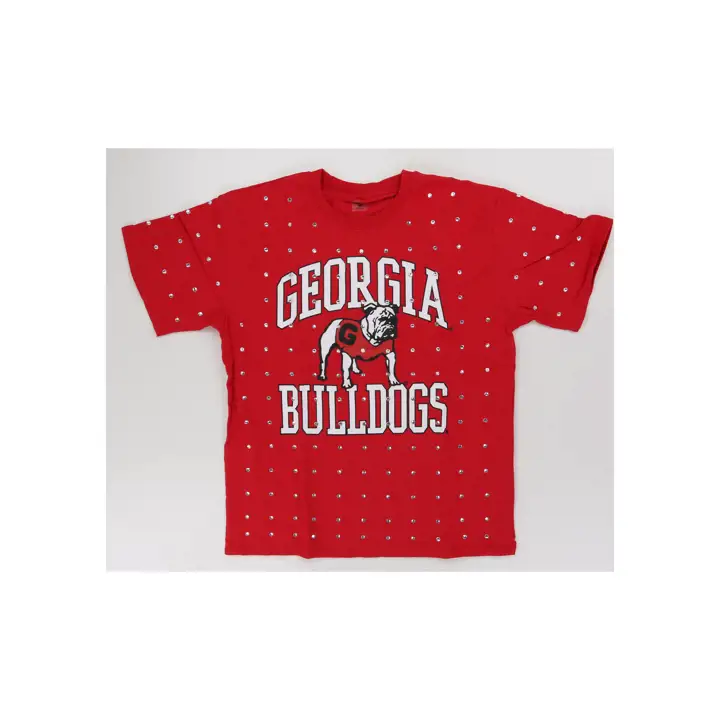 T-shirt NCAA femme Georgia Bulldogs In The Zone ROUGE