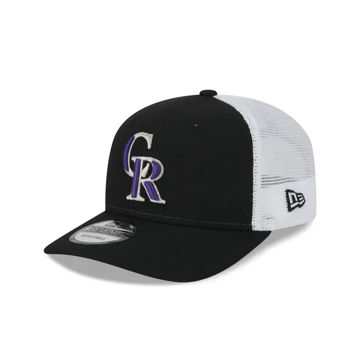 COLORADO ROCKIES MLB NEW ERA OTC 9SEVENTY TRUCKER NOIR/BLANC