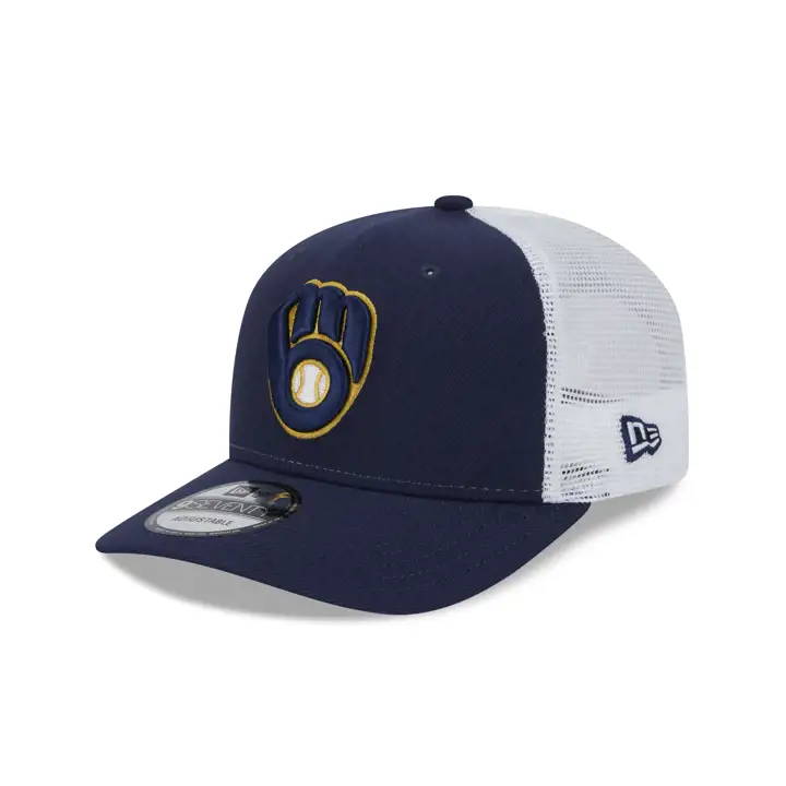 MILWAUKEE BREWERS MLB NEW ERA CASQUETTE TRUCKER OTC 9SEVENTY BLEU/BLANC