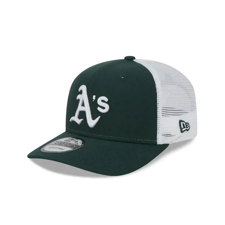 OAKLAND ATHLETICS MLB NEW ERA OTC 9SEVENTY TRUCKER VERTFN/BLC