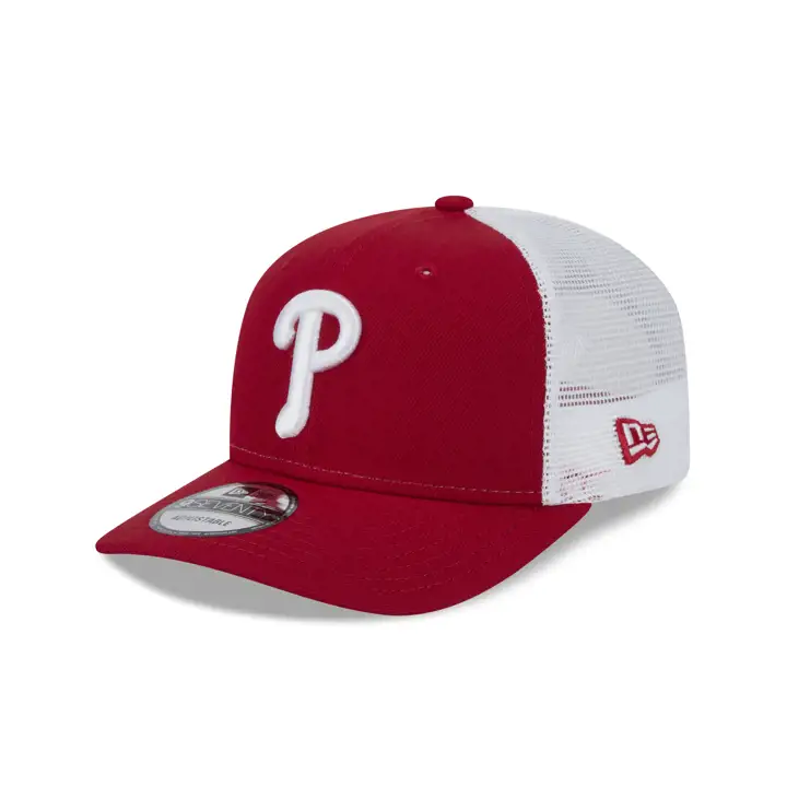 PHILADELPHIA PHILLIES MLB NEW ERA OTC 9SEVENTY TRUCKER ROUGE/W