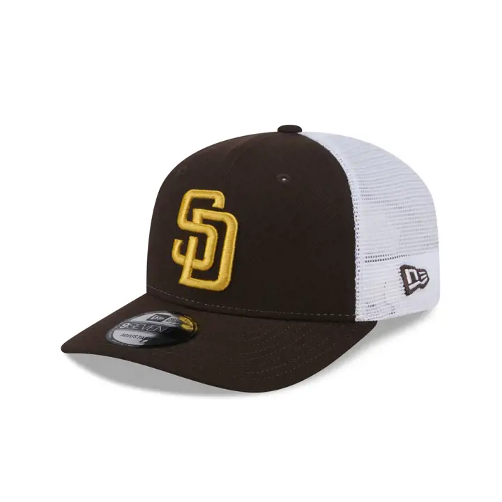 SAN DIEGO PADRES MLB NEW ERA OTC 9SEVENTY TRUCKER MARRON/BLANC
