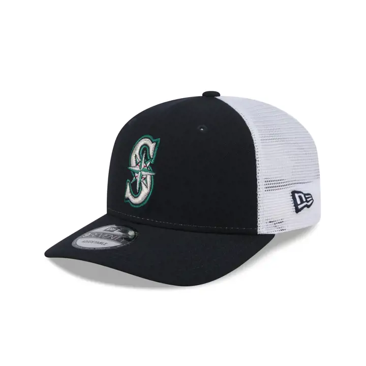 SEATTLE MARINERS MLB NEW ERA OTC 9SEVENTY TRUCKER NAVY/WHT