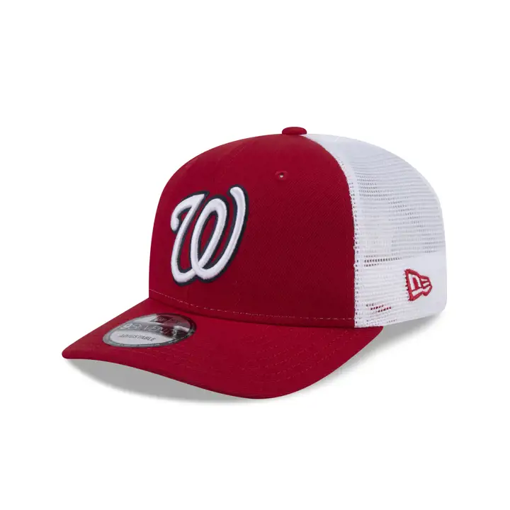 WASHINGTON NATIONALS MLB NEW ERA OTC 9SEVENTY TRUCKER ROUGE/BLANC