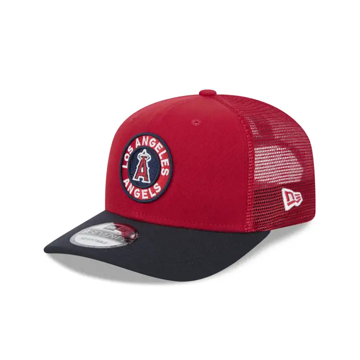 CASQUETTE TRUCKER NEW ERA 9SEVENTY TT STC MLB ANAHEIM ANGELS ROUGE/BLANC