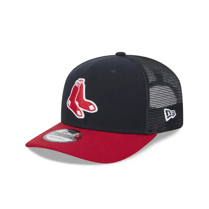 BOSTON RED SOX MLB NEW ERA TT STC 9SEVENTY TRUCKER BLEU MARINE/BLANC