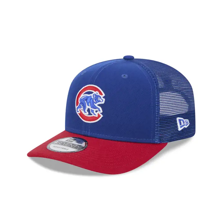 CASQUETTE TRUCKER NEW ERA 9SEVENTY TT STC CHICAGO CUBS MLB MARINE/BLANC