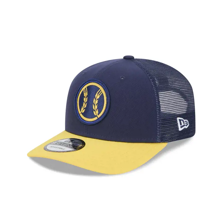 MILWAUKEE BREWERS MLB NEW ERA TT STC 9SEVENTY TRUCKER NOIR/BLANC