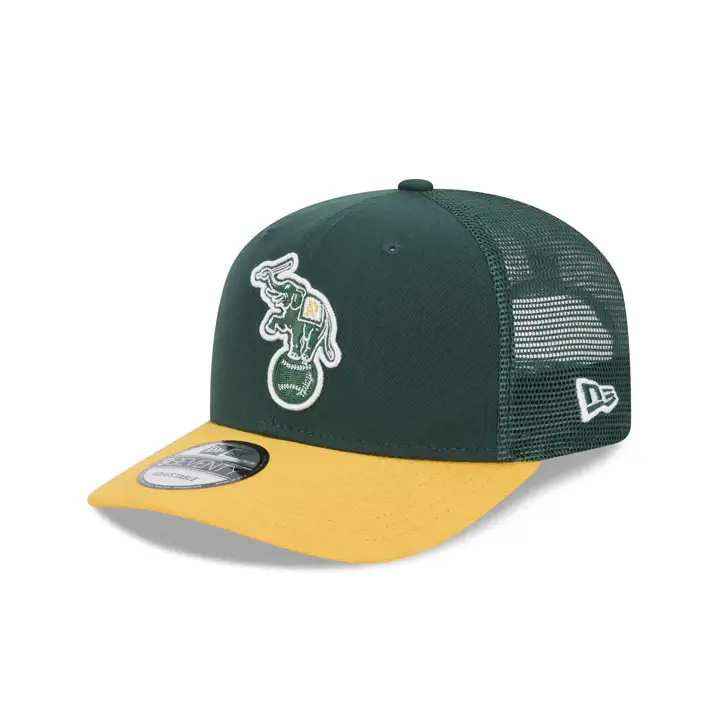 OAKLAND ATHLETICS MLB NEW ERA TT STC 9SEVENTY TRUCKER RBL/WH