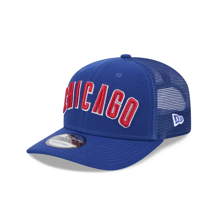 CHICAGO CUBS MLB NEW ERA CASQUETTE TRUCKER SCRIPT 9SEVENTY RBL