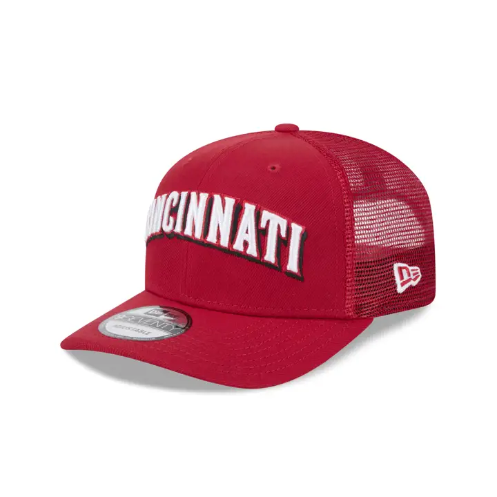 CINCINNATI REDS MLB NEW ERA SCRIPT 9SEVENTY TRUCKER ROUGE
