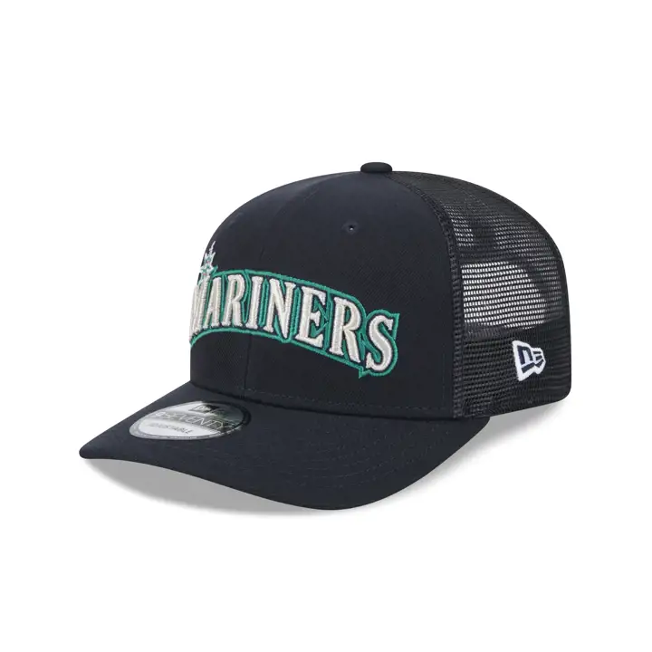 CASQUETTE TRUCKER NEW ERA SCRIPT 9SEVENTY SEATTLE MARINERS MLB MARINE