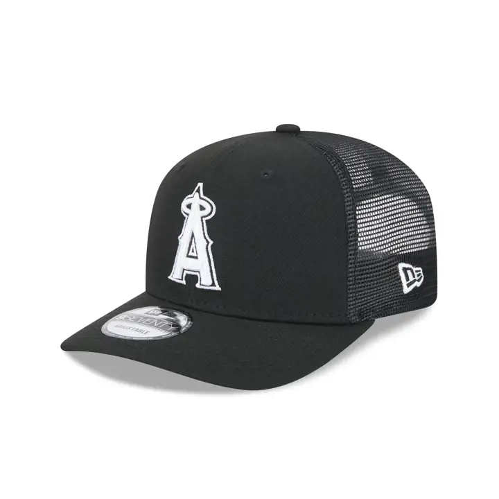ANAHEIM ANGELS MLB NEW ERA NOIR/BLANC 9SEVENTY TRUCKER NOIR/BLANC