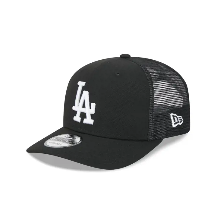 LOS ANGELES DODGERS MLB NEW ERA BLK/WHT 9SEVENTY TRUCKER NOIR
