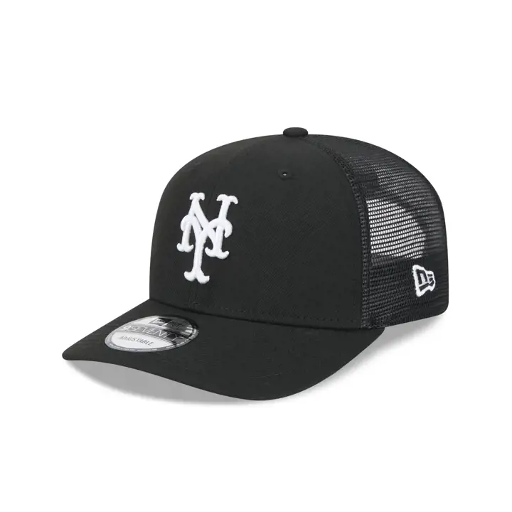 NEW YORK METS MLB NEW ERA BLK/WHT 9SEVENTY TRUCKER BLK/WHT