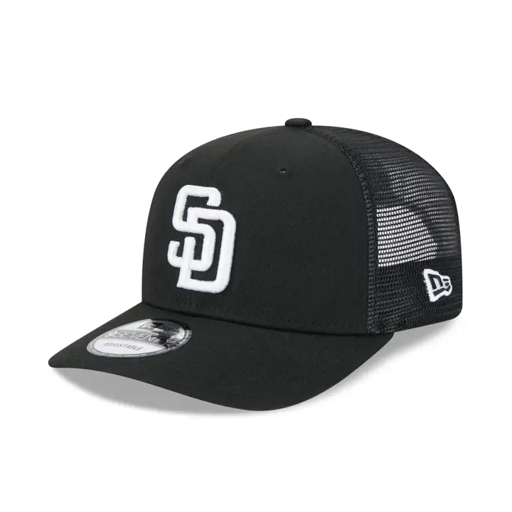 CASQUETTE TRUCKER 9SEVENTY NOIR/BLANC NEW ERA MLB SAN DIEGO PADRES NOIR/BLANC