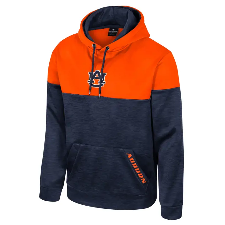 Auburn Tigers NCAA CYPHER PULLOVER HOODIE Org/ marine