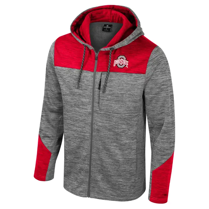 Ohio State Buckeyes NCAA DOZER FZ MOLLETON À CAPUCHE Gry