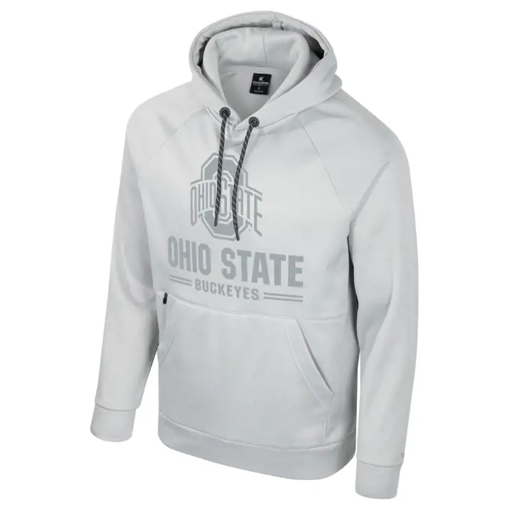 Ohio State Buckeyes NCAA APOC PULLOVER HOODIE polaire gris clair