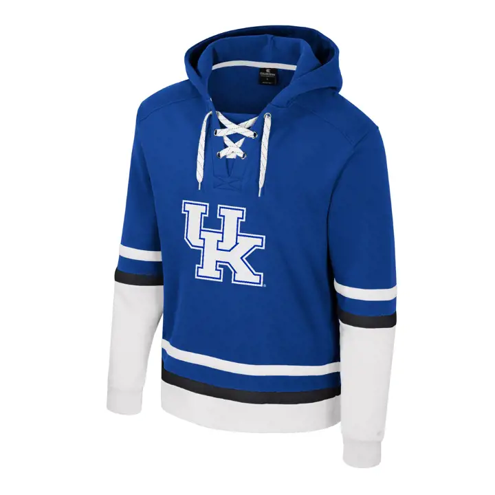 Kentucky Wildcats NCAA SWEAT À CAPUCHE EN LAINE POLAIRE À LACETS Rbl
