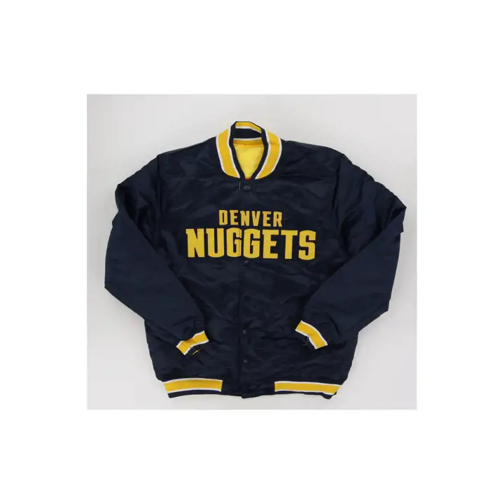 Veste réversible Denver Nuggets NBA Starter Closer BLEU MARINE/JAUNE