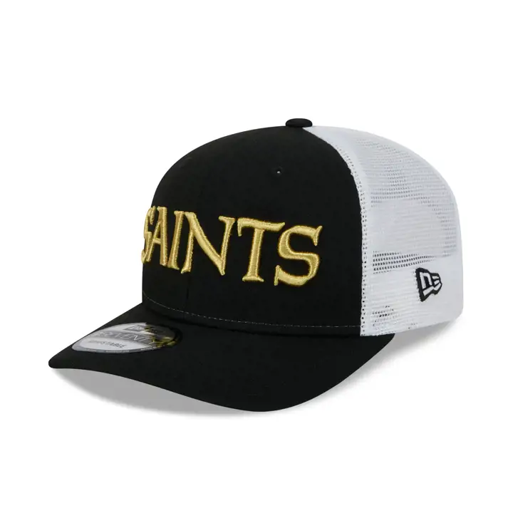 NEW ORLEANS SAINTS NFL TC Wordmark 970 Trucker BLK/WHT