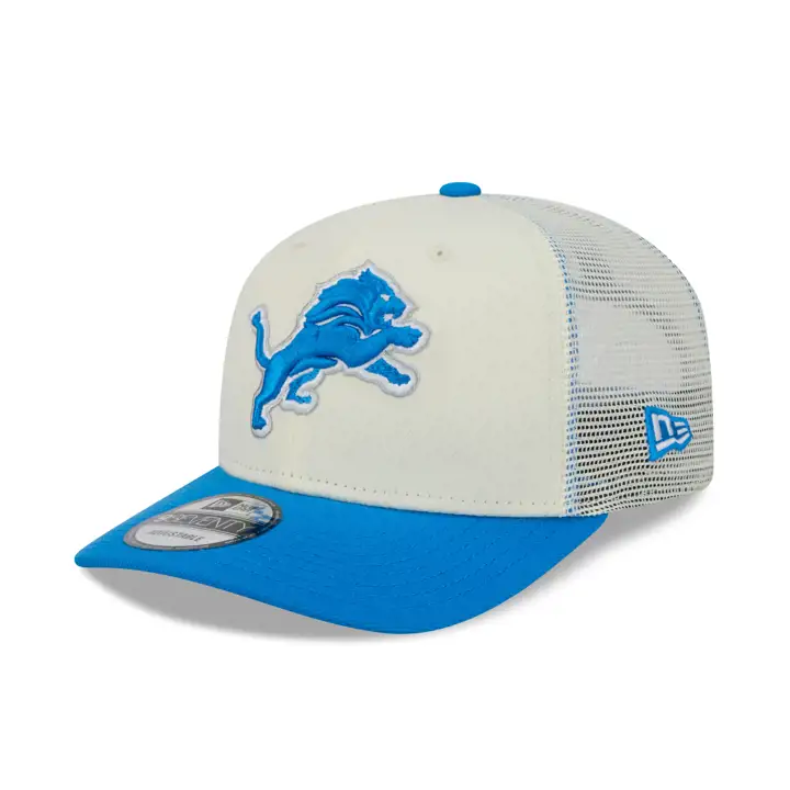 Casquette Trucker NFL Detroit Lions Chrome 2T 970 CRÈME/BLEU