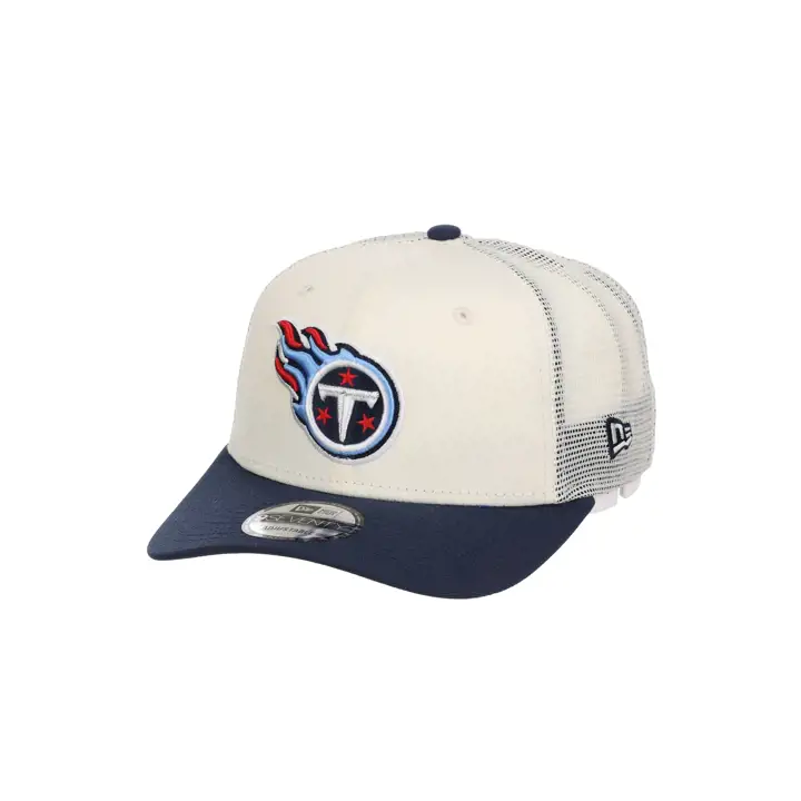 TENNESSEE TITANS NFL Chrome 2T 970 Casquette Trucker CRÈME/MARINE