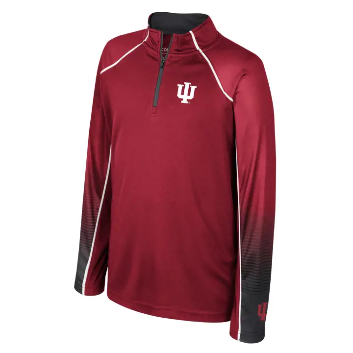 Haut de survêtement 1/4 zip Armada Indiana Hoosiers NCAA pour jeune