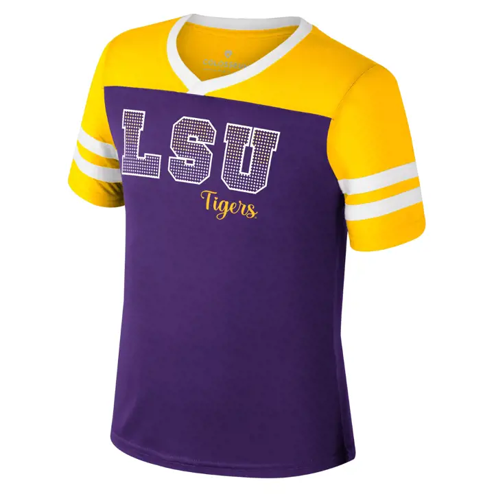 T-shirt "L.S.U. NCAA Girls Space Opera" - violet
