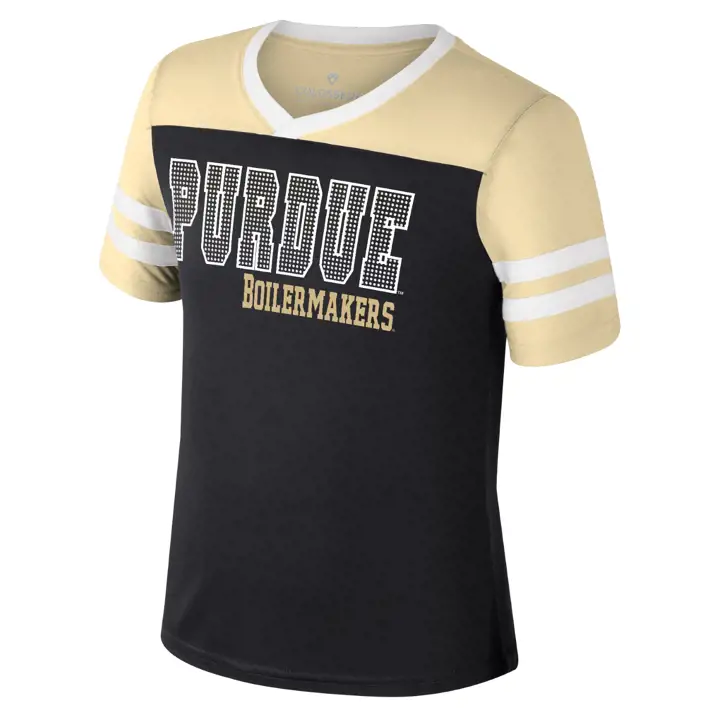 T-shirt pour fille Purdue Boilermakers NCAA "Space Opera" - Noir