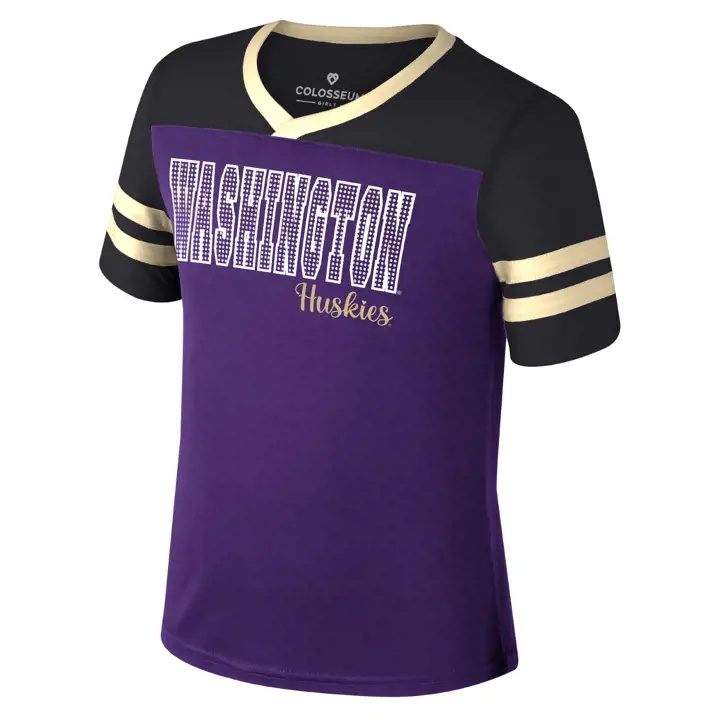 T-Shirt Pur "Space Opera" Fille NCAA Washington Huskies