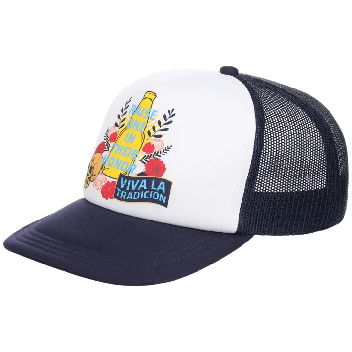 Modelo Day of the Dead Modelo Foam Trucker WHT/NAVY