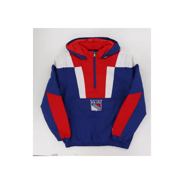 Veste Starter Charger bleue NHL des Rangers de New York