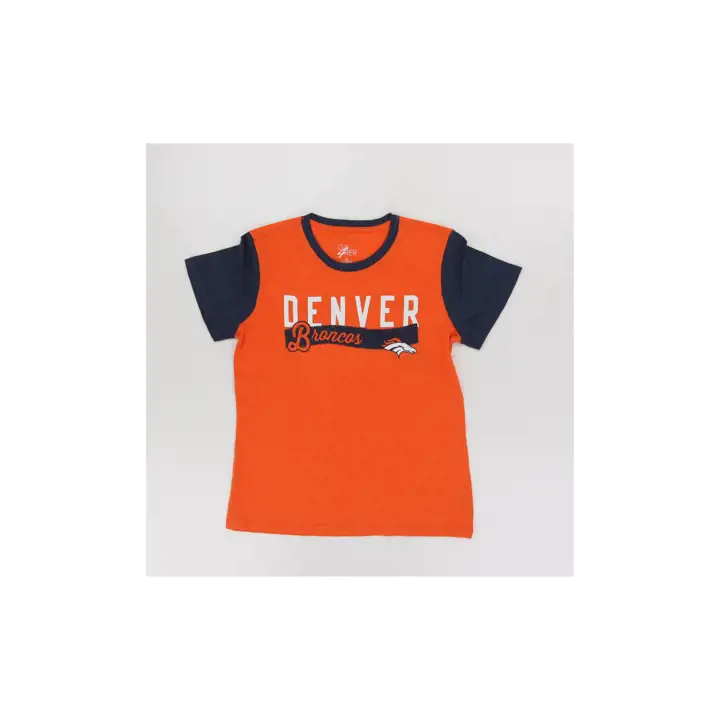 T-shirt ras du cou de sport NFL Denver Broncos pour femme 24 Gry