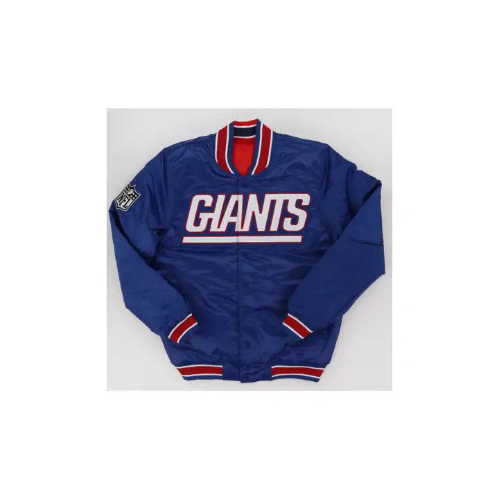 Blouson universitaire réversible Starter Closer des Giants NFL pour homme 24 Bl
