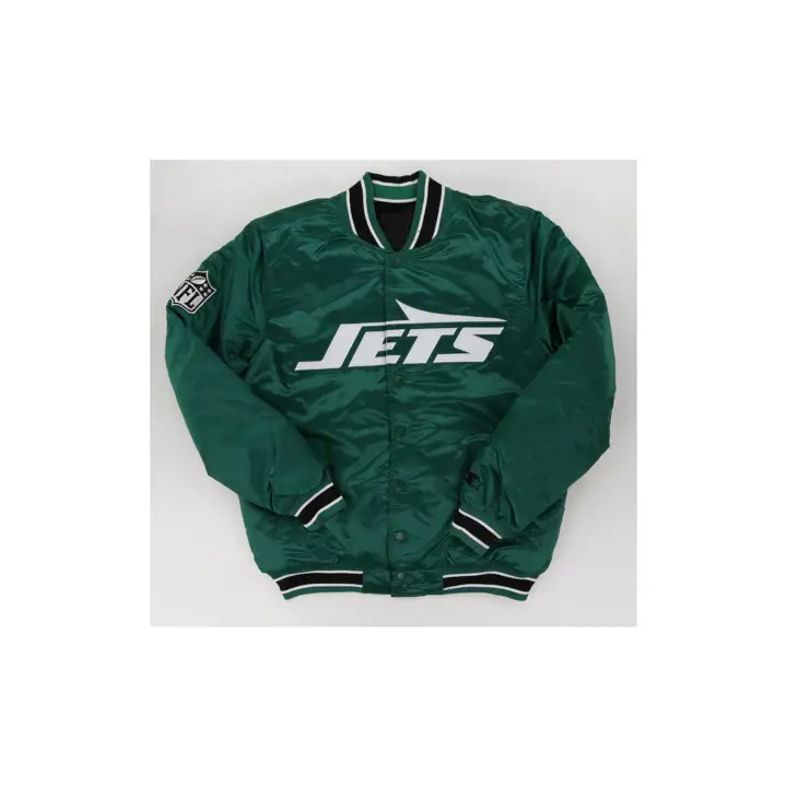 Veste universitaire réversible homme Starter Closer Jets NFL 24 Noire