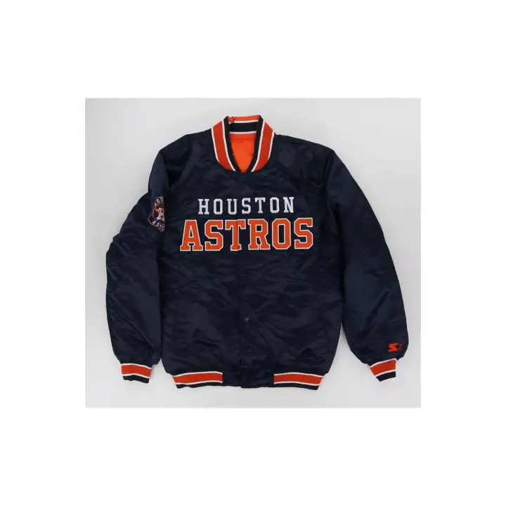 Veste satinée Houston Astros MLB Starter Closer Rev marine/orange