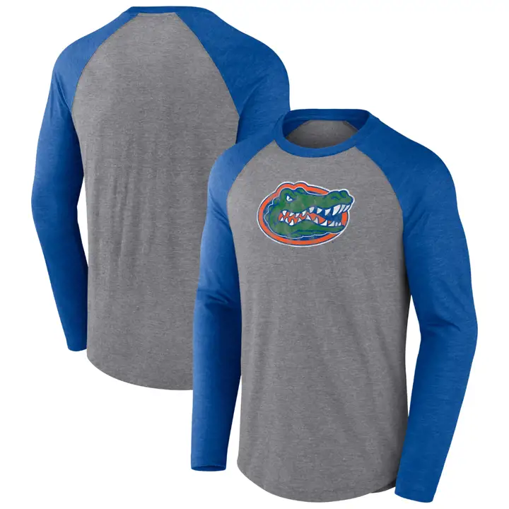 T-shirt raglan manches longues NCAA Florida Gators gris
