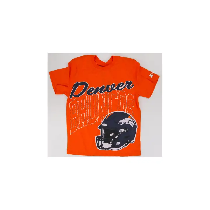 T-shirt extrême Starter NFL pour homme Denver Broncos Hand Off 24 Nav